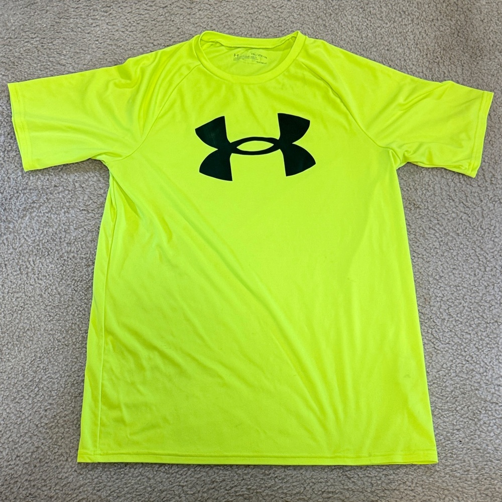 Under Armour Men's Bright Yellow Short Sleeve Tee